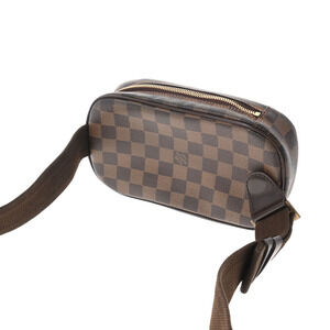 Louis Vuitton Ganju Body Bag Pochette Damier Canvas Brown